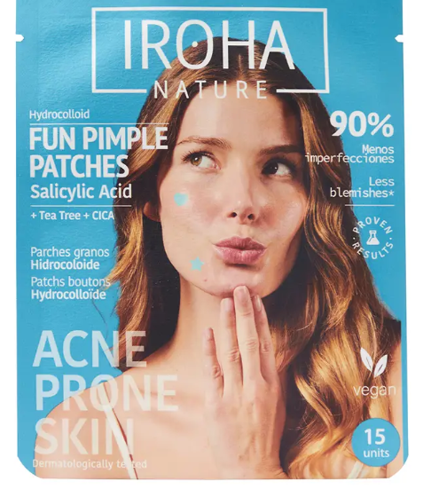 Iroha Nature Divertenti cerotti SOS GRAINS Trattamento dell'acne, dei porri e dei punti neri
